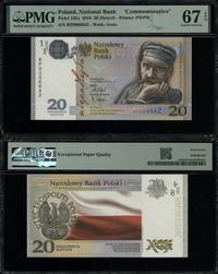 Polska, 20 złotych, 13.02.2018