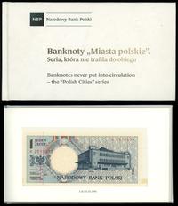 Polska, zestaw banknotów obiegowych Miasta Polskie, 1.03.1990
