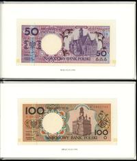 Polska, zestaw banknotów obiegowych Miasta Polskie, 1.03.1990
