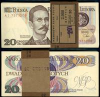 Polska, zestaw: 82 x 20 złotych z banderolą NBP, 1.06.1982