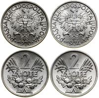 Polska, zestaw: 2 x 2 złote, 1970, 1974