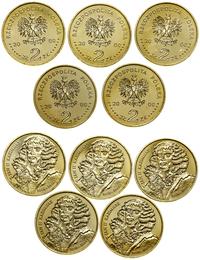 Polska, zestaw: 5 x 2 złote, 2000