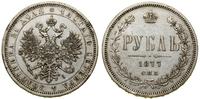 Rosja, rubel, 1877 СПБ HI