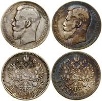 Rosja, zestaw: 2 x rubel, 1898 (А•Г) i 1899 (Ф•З)