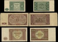 Polska, zestaw 6 banknotów, 1916–1948