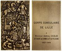 Francja, plakieta pamiątkowa, 1969