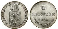 Austria, 6 krajcarów, 1848 A