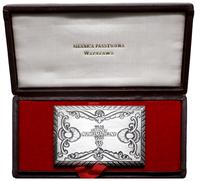 Polska, plakieta - szkatułka z okazji 60. lat Gabinetu Numizmatycznego Mennicy Państwowej w Warszawie, 1988