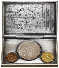 Polska, plakieta - szkatułka z okazji 60. lat Gabinetu Numizmatycznego Mennicy Państwowej w Warszawie, 1988