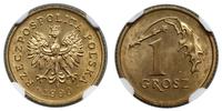 Polska, 1 grosz, 1990