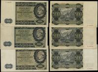 Polska, zestaw: 3 x 500 złotych, 1.03.1940