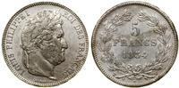 Francja, 5 franków, 1834 W