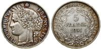 Francja, 5 franków, 1851 A