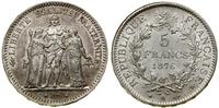 Francja, 5 franków, 1876 A