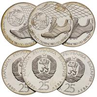 3 x 25 lewa, srebro lokacyjne w postaci monet, s