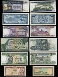 Kambodża, zestaw 6 banknotów, 1962–1975