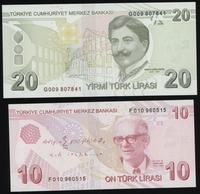 Turcja, zestaw 5 banknotów, 2009