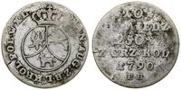 Polska, 10 groszy miedziane, 1790 EB