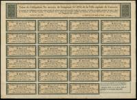 Rzeczpospolita Polska (1918–1939), obligacja 4 1/2 % pożyczki na 284 franki, 1931