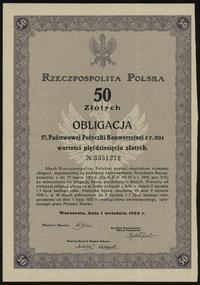 Polska, zestaw 4 papierów wartościowych, 1924–1951