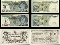 Polska, zestaw 3 banknotów z okolicznościowym nadrukiem PTN