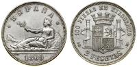 Hiszpania, 2 pesety, 1869