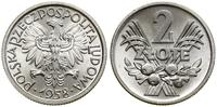 Polska, 2 złote, 1958