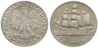 5 złotych 1936, Żaglowiec, srebro '750', 10.97 g