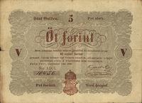 5 forintów  1.09.1848, Pick S.116