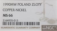 Polska, 1 złoty, 1990