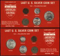 Stany Zjednoczone Ameryki (USA), zestaw 5 monet z mennicy Filadelfia, 1964