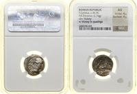 Republika Rzymska, denar, 46 pne