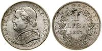 Watykan (Państwo Kościelne), 1 lir, 1867 R