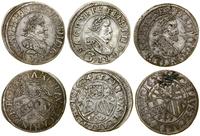 Austria, zestaw 3 x 3 krajcary, 1624, 1625, 1630