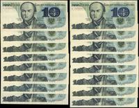 Polska, zestaw: 16 x 10 złotych, 1.06.1982