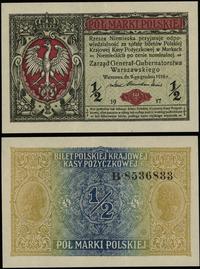 Polska, 1/2 marki polskiej, 9.12.1916