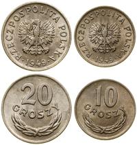 Polska, zestaw 2 monet, 1949