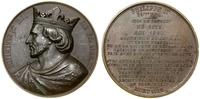 Francja, medal z serii władcy Francji – Filip I, 1838
