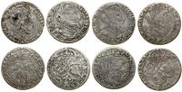 Polska, zestaw 4 x szóstak, 1624, 1625, 2 x 1626