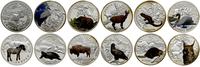Polska, zestaw 11 medali z serii Zwierzęta w Polsce