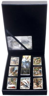 sztabki, zestaw 7 sztabek platerowanych srebrem, 2024