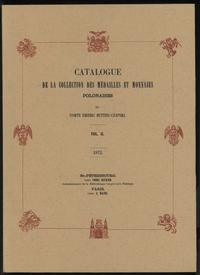 wydawnictwa polskie, Comte Emeric Hutten-Czapski - Catalogue de la Collection des Medailles et ..