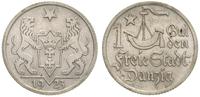 1 gulden 1923, Utrecht, niewielka patyna, piękny