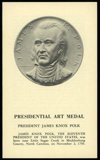 Stany Zjednoczone Ameryki (USA), Prezydenci Stanów Zjednoczonych – James Knox Polk, 1967