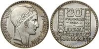 Francja, 20 franków, 1934