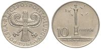 10 złotych 1966, Warszawa, mała kolumna , Parchi