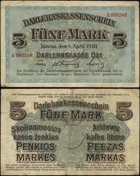 Polska, 5 marek, 4.04.1918