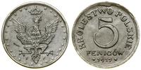 Polska, 5 fenigów, 1917 F