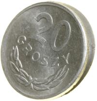 Polska, 20 groszy (destrukt), 1973