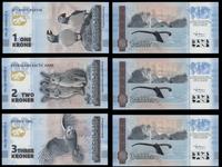 Grenlandia, zestaw 8 banknotów, 2025